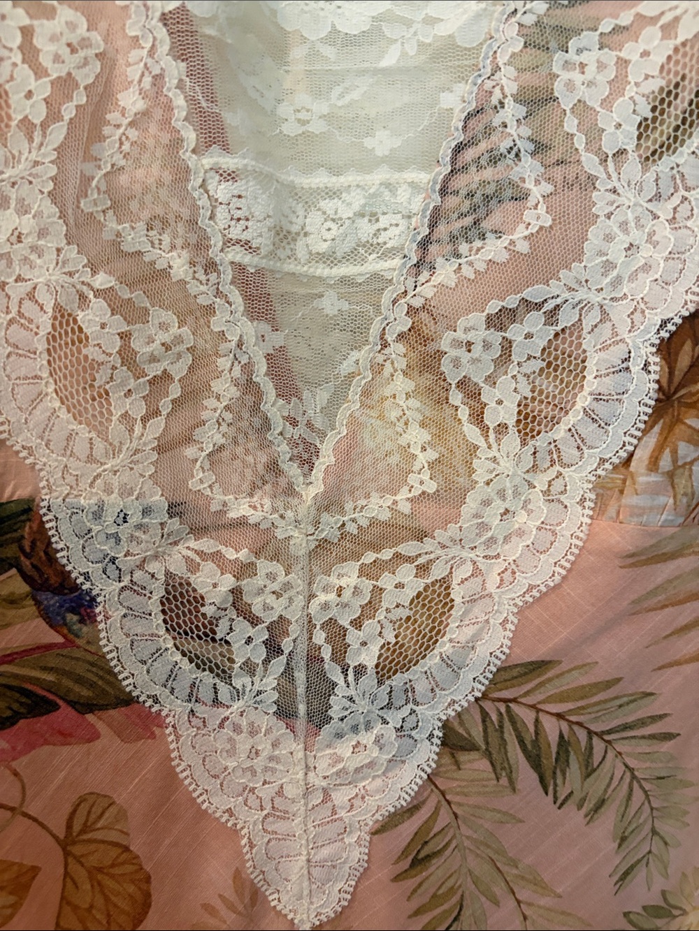 Zimmermann Lace Trim Pink Peach Slip - Picture 8 of 9